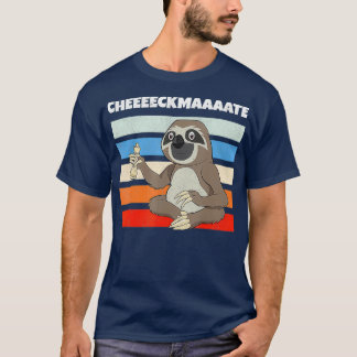 Chess Slow Ceckmate (långsam chassi) i en enda fun T Shirt