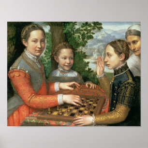 Chess-spel, 1555 poster