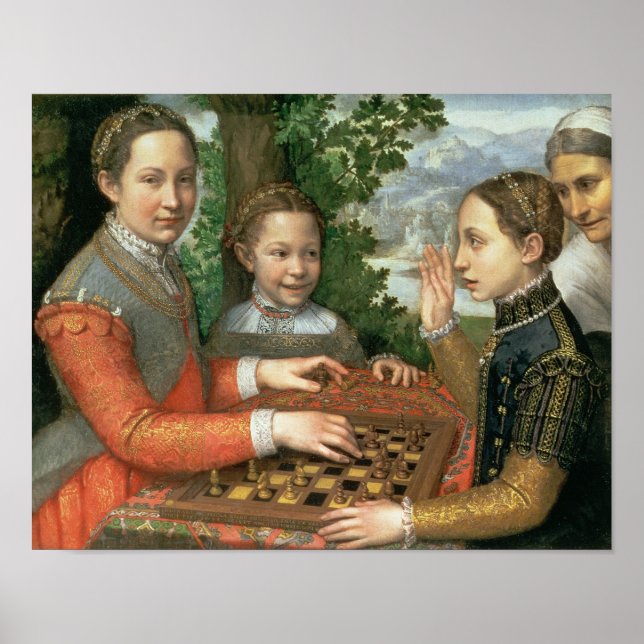 Chess-spel, 1555 poster (Framsidan)