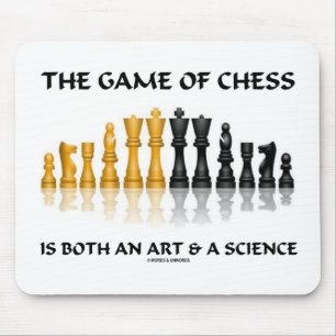 Chess spel är både en konst och en vetenskap musmatta