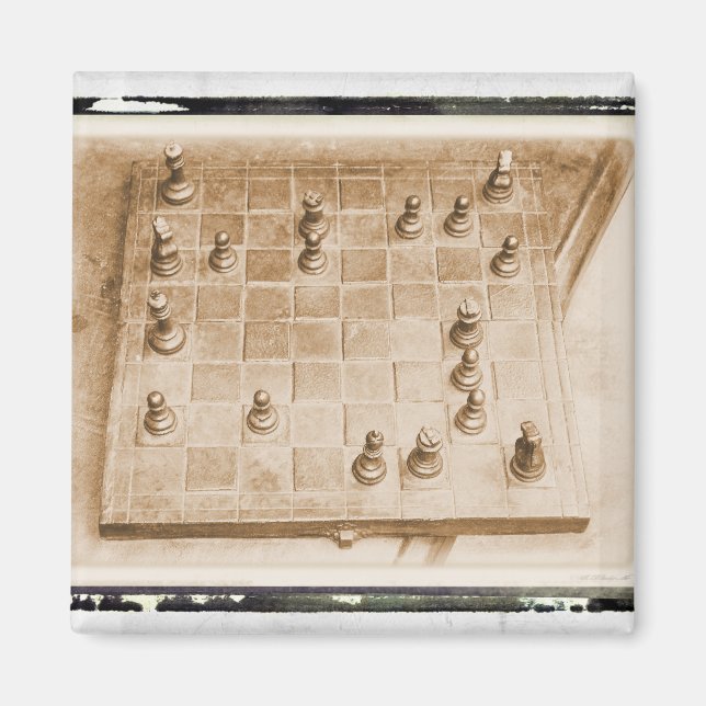 Chess-spel Magnet (Framsidan)