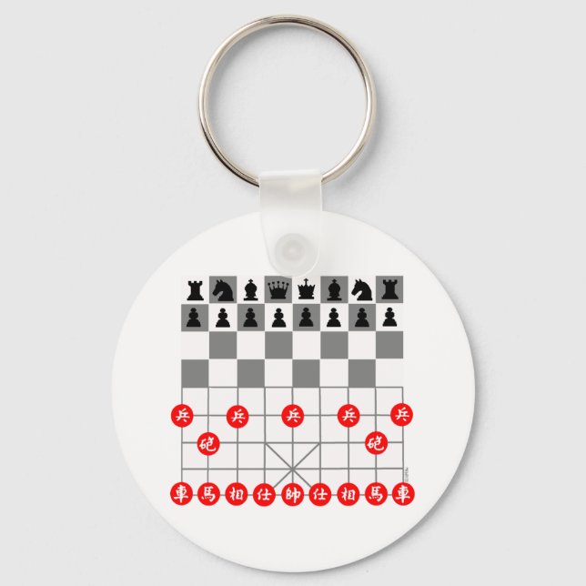 Chess-spel Nyckelring (Framsida)