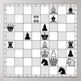 Chess-spel Poster två