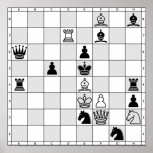 Chess-spel Poster två
