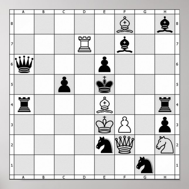 Chess-spel Poster två (Framsidan)