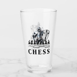 Chess-spel, strategiskt, tänkande framåt, schackma glaskopp