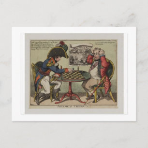 Chess-spel Vykort