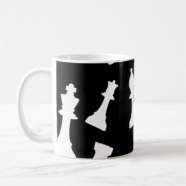 Chess-spelet delara kaffemugg (Vänster)