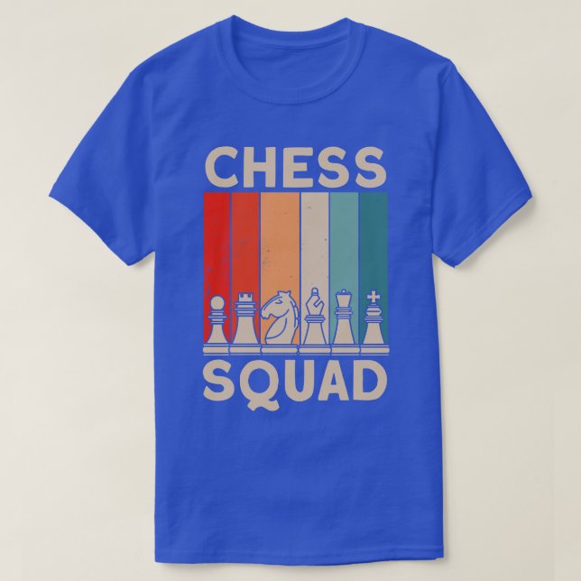 Chess Squad Chess Player T Shirt (Design framsida)