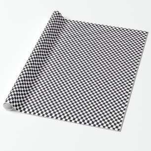Chess Square Mönster - black + your text & backgr. Presentpapper