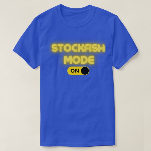 Chess StockFish  T Shirt (Design framsida)