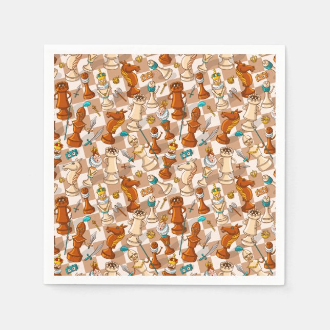 Chess-strid Pappersservett (Framsidan)