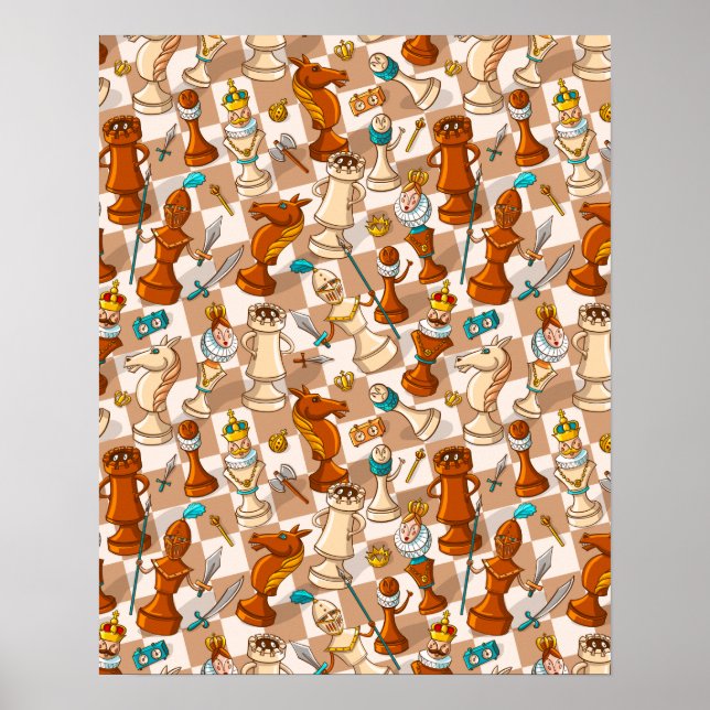 Chess-strid Poster (Framsidan)