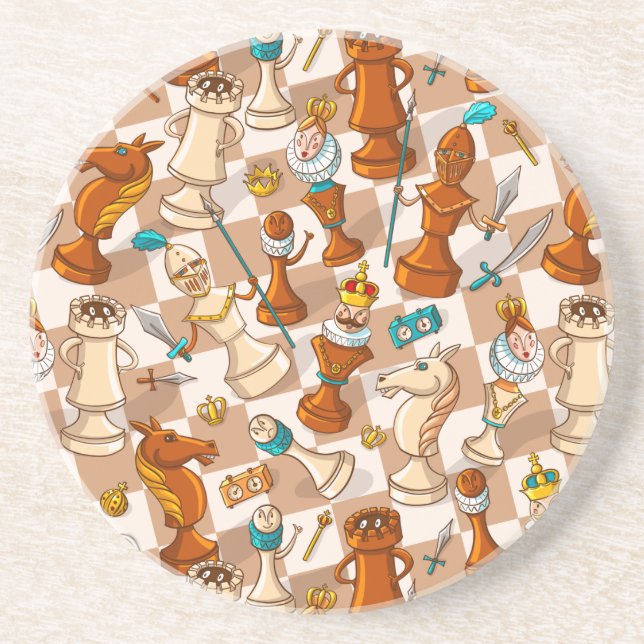 Chess-strid Underlägg (Framsidan)