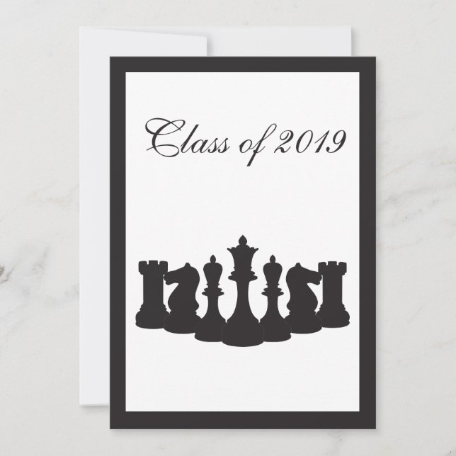 Chess Studentfest-inbjudan Inbjudningar (Framsida)