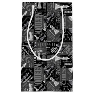 Chess Terms and Delar Black and White ID784