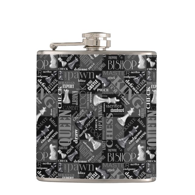 Chess Terms and Delar Black and White ID784 Fickplunta (Framsidan)