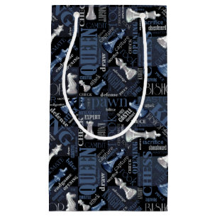 Chess Terms och Biet Silver och Blue ID784