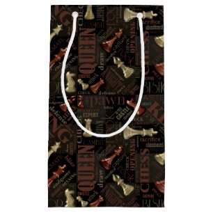 Chess Terms och Delarare koppar och Guld ID784