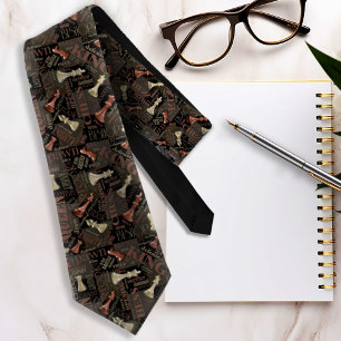 Chess Terms och Delarare koppar och Guld ID784 Slips