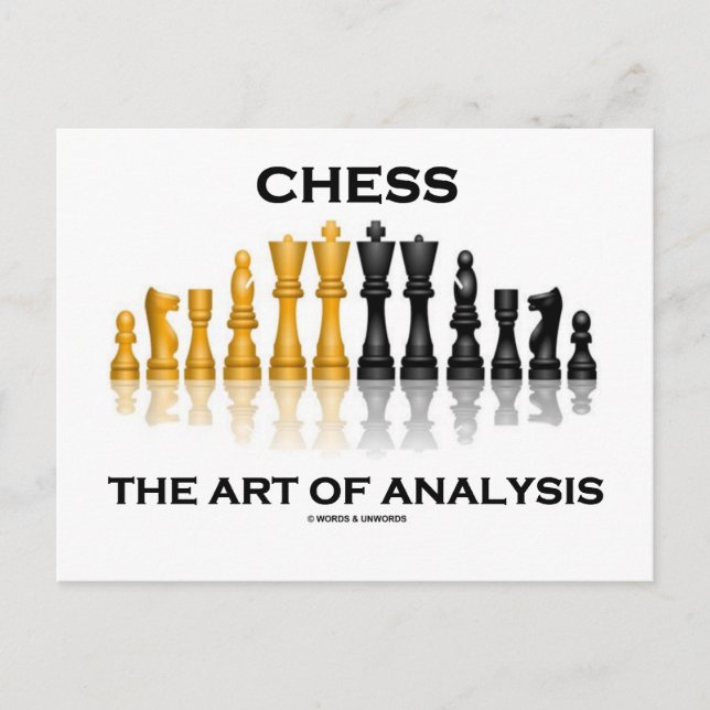 Chess the Art of Analysis Vykort (Framsida)