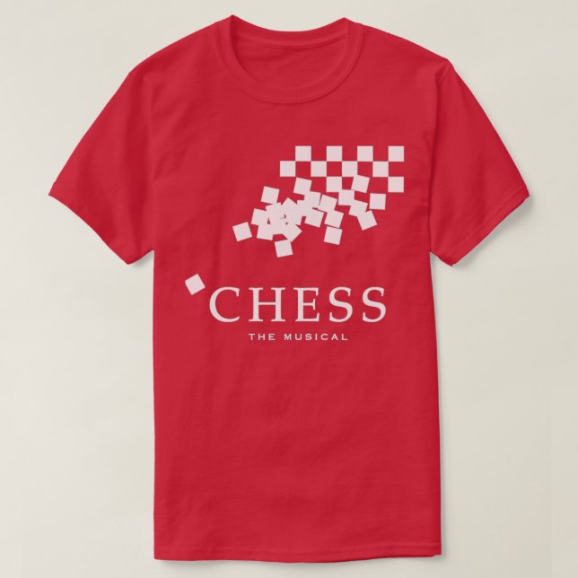 Chess the Musical T Shirt (Design framsida)