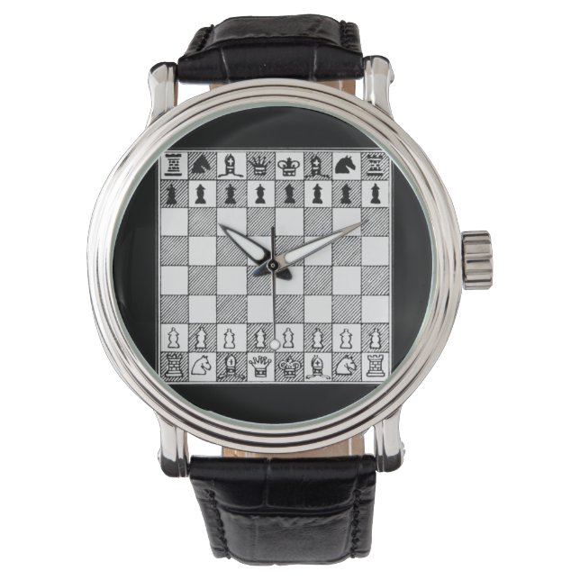 Chess Theme Watch Armbandsur (Framsida)