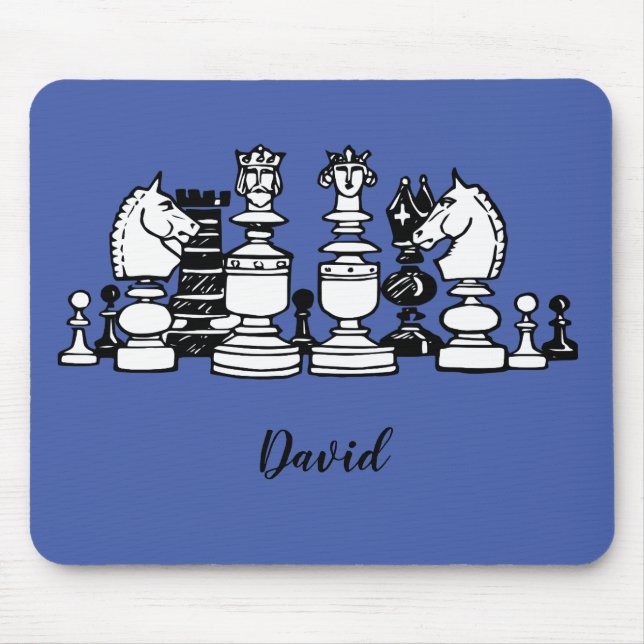Chess ThLED Personlig Mousepad Musmatta (Framsidan)