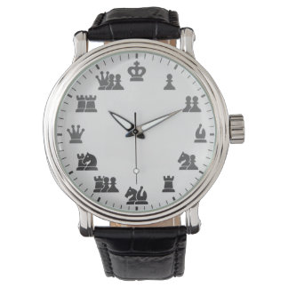 Chess Thned Wall Clock Armbandsur