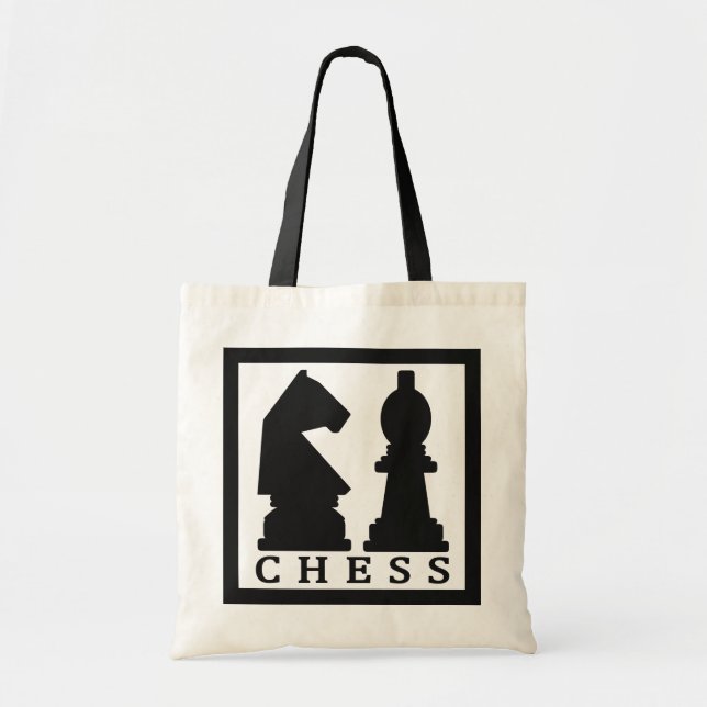 CHESS TOTE BAGS TYGKASSE (Framsidan)