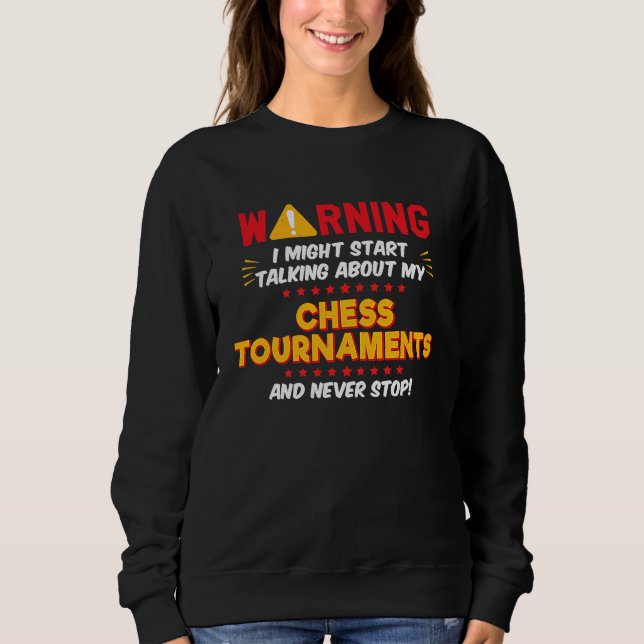 Chess Tournaments Joke Graphic T Shirt (Framsida)