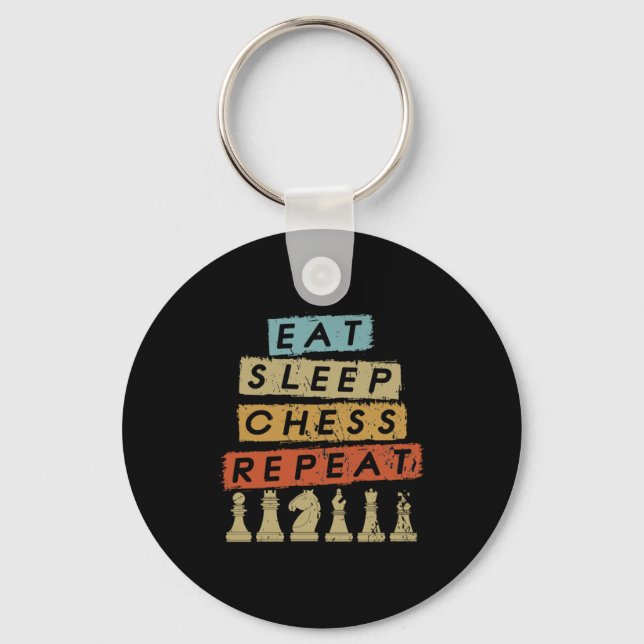 Chess - Upprepa viloläge med hög strömförbrukning Nyckelring (Framsida)
