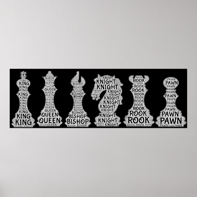 Chess-uppsättning Poster (Framsidan)