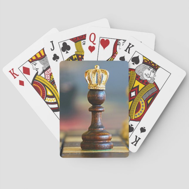 Chess-uppspelningskort Casinokort (Baksidan)