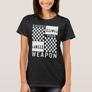 Chess Välj din spelspelarsträng för bloggkort T Shirt