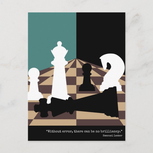 Chess vycard vykort (Framsida)