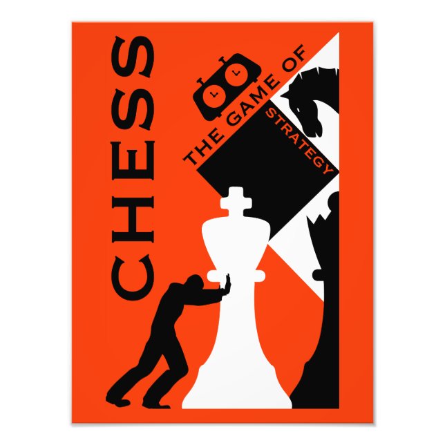 Chess Wall Art Fototryck (Framsidan)