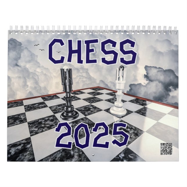 Chess Wall Calendar 2025 Kalender (Omslag)