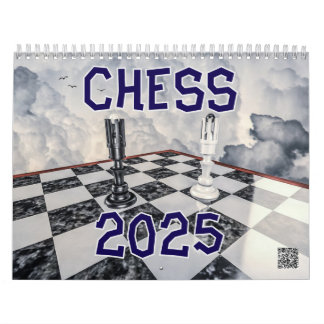 Chess Wall Calendar 2025 Kalender