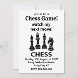 Chess Watch My Next Move Chess Inbjudningar