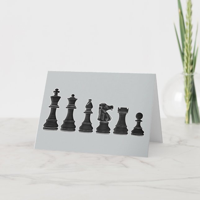 Chess Win Grattiss Kort (Framsida)