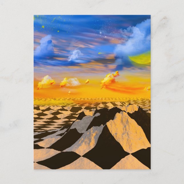 Chess world vykort (Framsida)