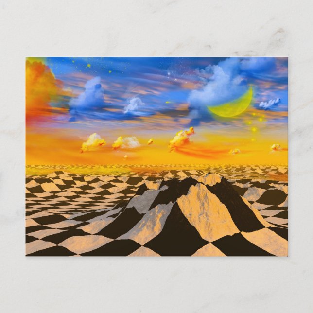 Chess world vykort (Framsida)