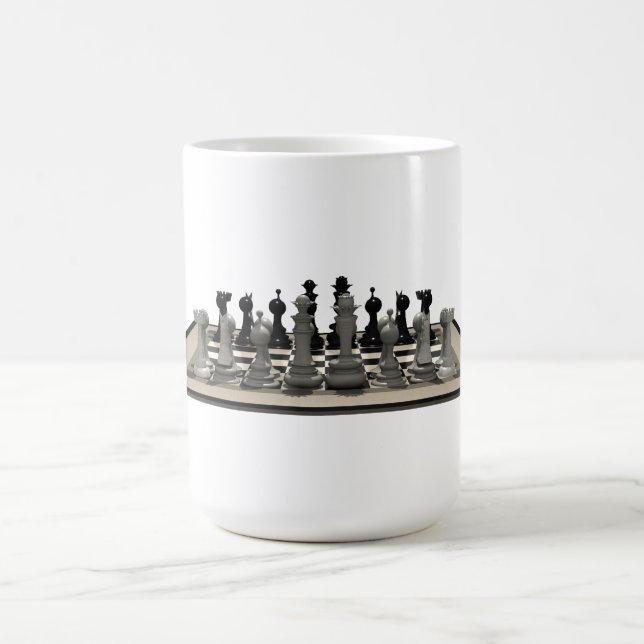 Chessboard & Chess Delar: Kaffemugg (Center)