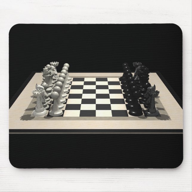 Chessboard & Chess Delar: Mousepad Musmatta (Framsidan)