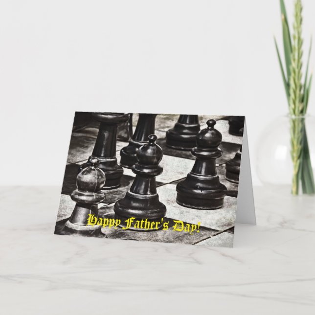 Chessboard Fars dag-kort Kort (Framsida)