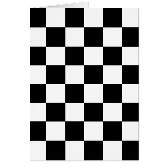 Chessboard Hälsningskort (Framsidan)