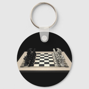 Chessboard med Chess Biet:Nyckelring Nyckelring
