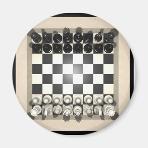 Chessboard och Chess Biet: Magnet