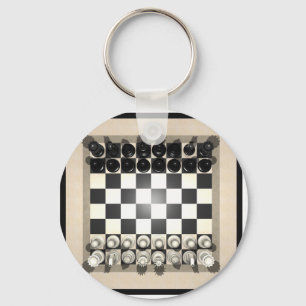 Chessboard och Chess Biet: Nyckelring